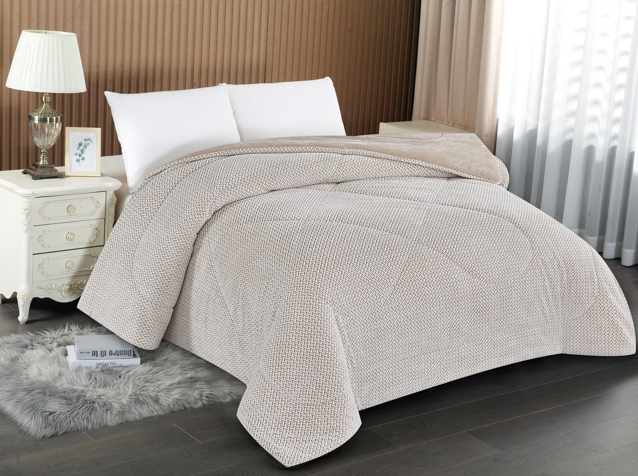 Enxoval de cama para operações institucionais